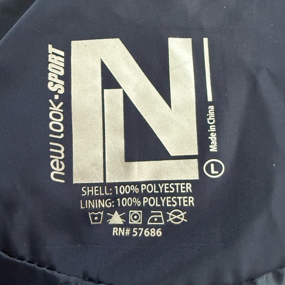 New Look Navy Raincoat with Yellow Stripes - Picture 14 of 17